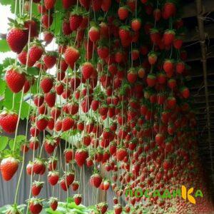 Клубника ампельная Анастасия купить по цене от 370р. в интернет-магазине «Посадика» с доставкой почтой в в Челябинске и по всей России – [изображение №1].